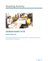 GRADE 2 : Reading Activity_Facilitator Guide 07of12_Grade 2 Vol 1A