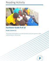 GRADE 2 : Reading Activity_Facilitator Guide 09of12_Grade 2_Vol 1C