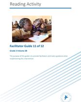 GRADE 2: Reading Activity_Facilitator Guide 11of12_Grade 2_Vol 2B
