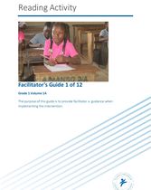 GRADE 1 : Reading Activity_Facilitator Guide 01of12_Grade 1_Vol 1A