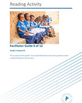GRADE 1: Reading Activity_Facilitator Guide 06of12_Grade 1_Vol 2C