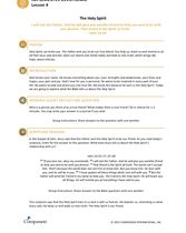 0-1_Devos_Lesson 04_The Holy Spirit