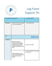 Support for Mothers - Log Frame