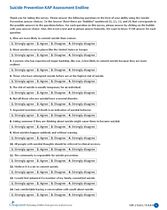 Suicide Prevention Toolkit Endline Survey Questionnaire