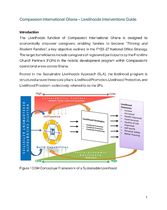 Program Guidelines - Livelihood : Compassion International Ghana_Livelihoods Guide_May2025