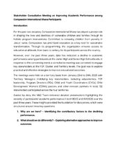 Program Guidelines - Education and Faith : Participant Education Performance   Guideline Report