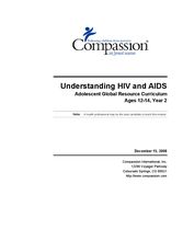 Youth Curriculum : HIVAIDS 12-14 Yr2