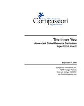Youth Curriculum : Inner Beauty 12-14 Yr2