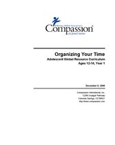 Youth Curriculum : Time Management 12-14 Yr1