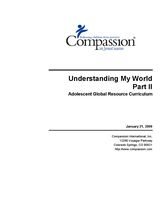 Youth Curriculum : Understanding My World All Ages Yr 2