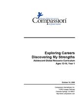 Youth Curriculum : Exploring career 15-18