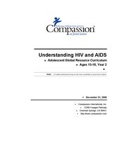 Youth Curriculum : HIVAIDS 15-18 Yr2
