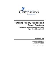 Youth Curriculum : Hygiene 19+ Yr1