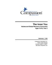 Youth Curriculum : Inner Beauty 15-18 Yr2