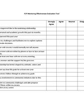 Evaluating Mentoring Effectiveness