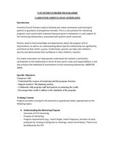 TRAINING MANUAL - CAREGIVERS