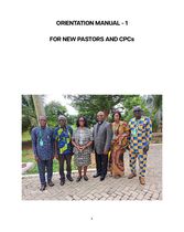 Pastors Orientation Manual 1